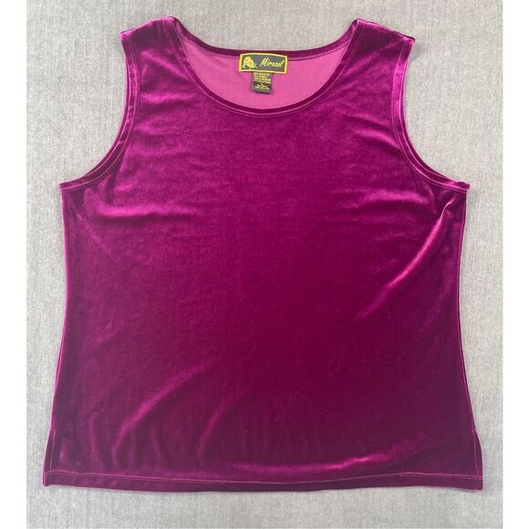 Velvet Tank Top‎ Women L Purple Witchy Gothcore Y2K Alt Fashion Festival Shirt - Picture 1 of 7